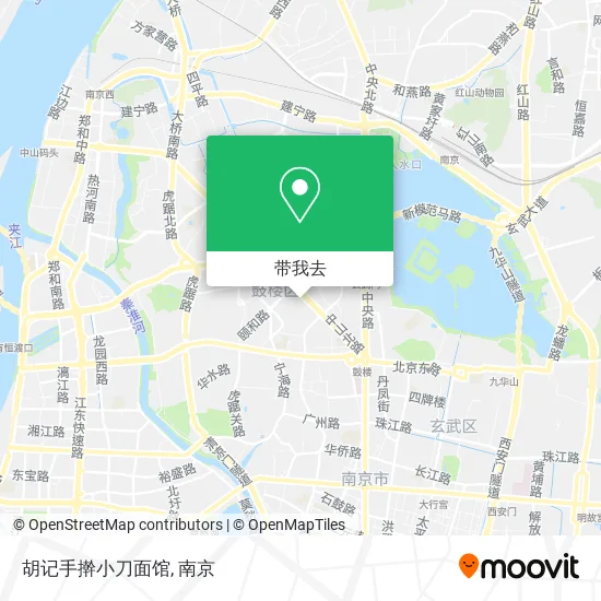 胡记手擀小刀面馆地图