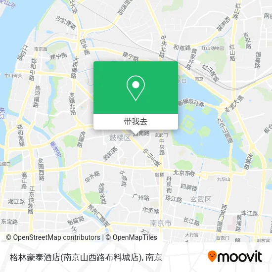格林豪泰酒店(南京山西路布料城店)地图