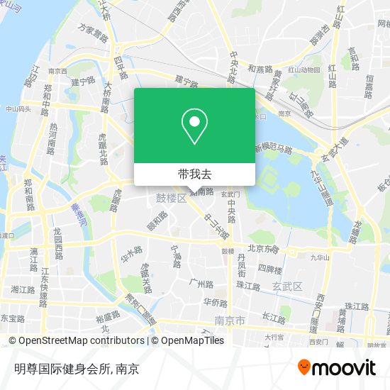 明尊国际健身会所地图