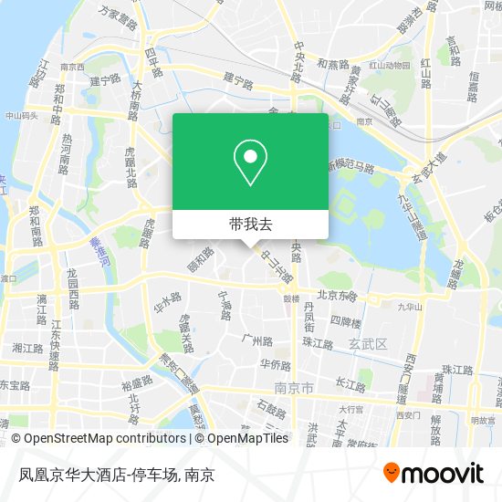 凤凰京华大酒店-停车场地图