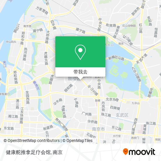 健康舵推拿足疗会馆地图