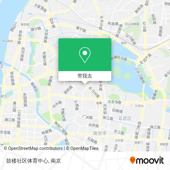 鼓楼社区体育中心地图