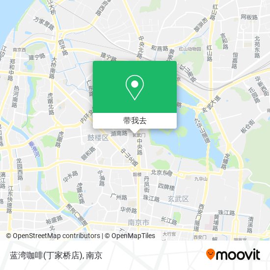 蓝湾咖啡(丁家桥店)地图
