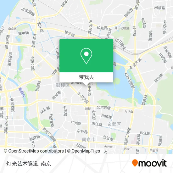灯光艺术隧道地图
