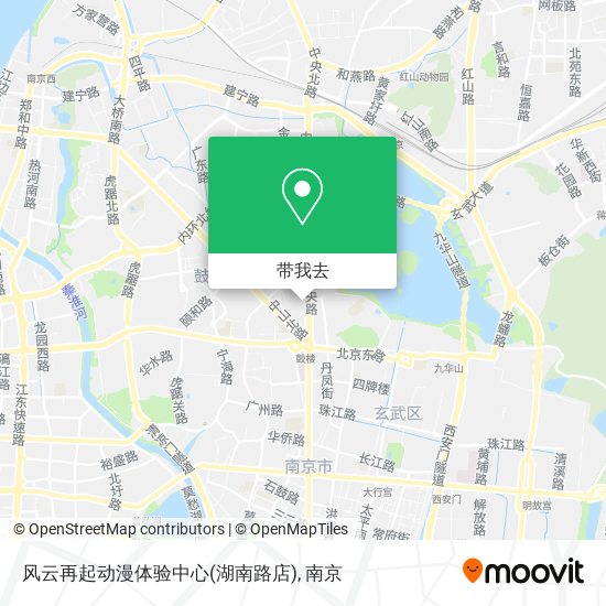 风云再起动漫体验中心(湖南路店)地图