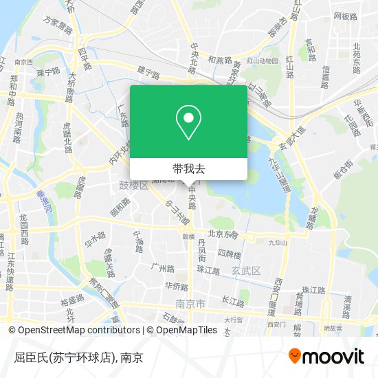 屈臣氏(苏宁环球店)地图