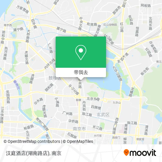 汉庭酒店(湖南路店)地图