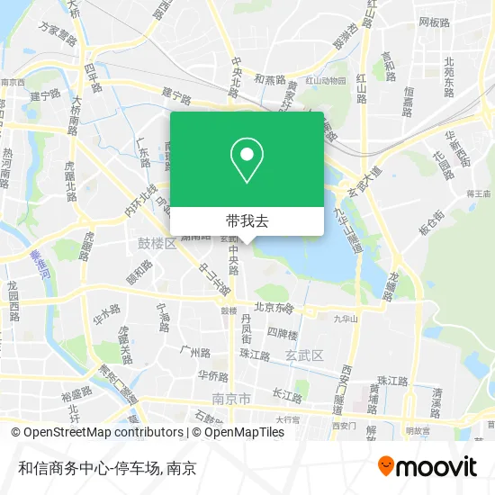 和信商务中心-停车场地图
