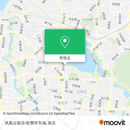 凤凰台饭店-收费停车场地图