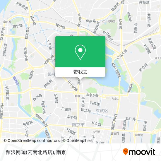 踏浪网咖(云南北路店)地图