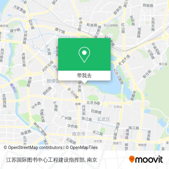 江苏国际图书中心工程建设指挥部地图
