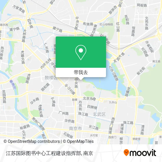 江苏国际图书中心工程建设指挥部地图