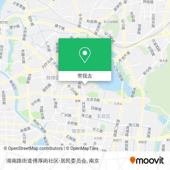 湖南路街道傅厚岗社区-居民委员会地图