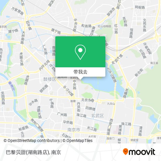 巴黎贝甜(湖南路店)地图