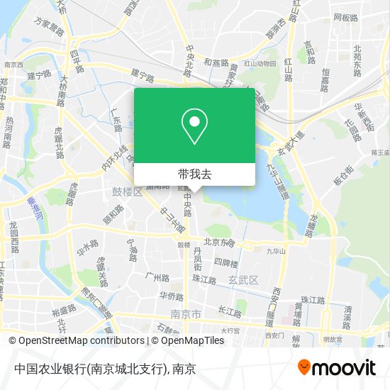 中国农业银行(南京城北支行)地图