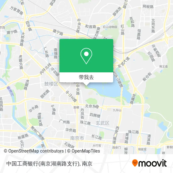 中国工商银行(南京湖南路支行)地图