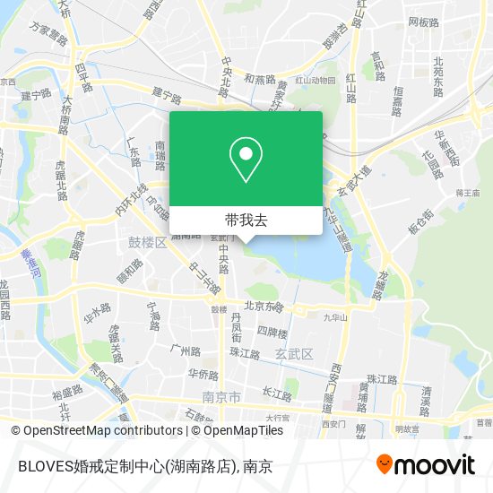 BLOVES婚戒定制中心(湖南路店)地图