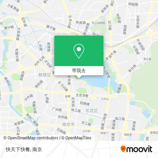快天下快餐地图
