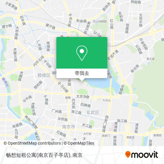 畅想短租公寓(南京百子亭店)地图