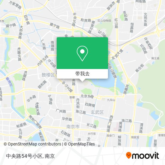中央路54号小区地图