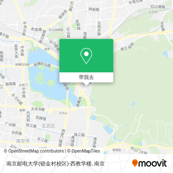 南京邮电大学(锁金村校区)-西教学楼地图
