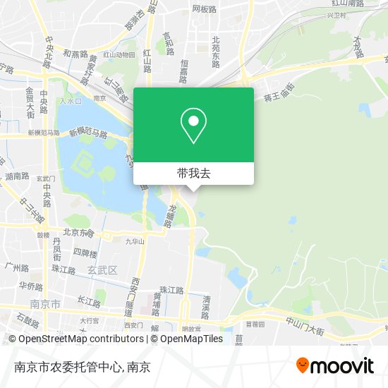 南京市农委托管中心地图
