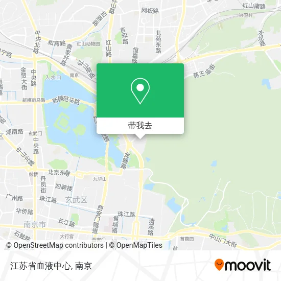 江苏省血液中心地图