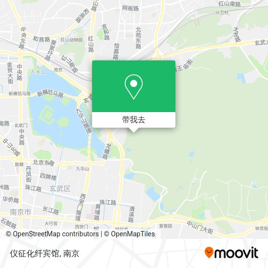 仪征化纤宾馆地图