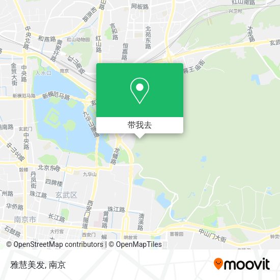 雅慧美发地图