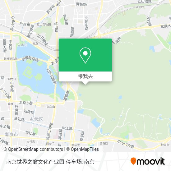 南京世界之窗文化产业园-停车场地图