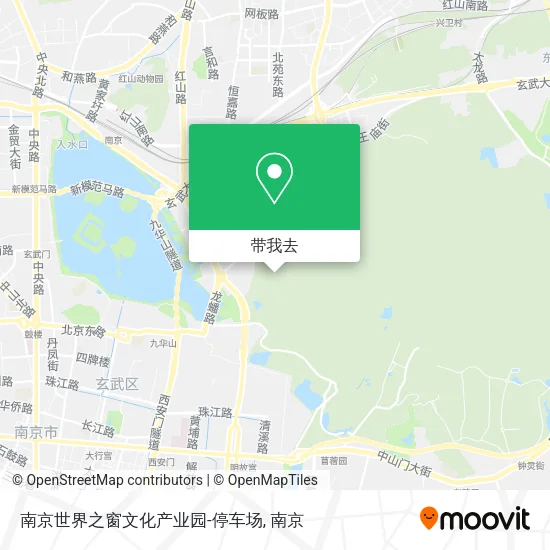 南京世界之窗文化产业园-停车场地图