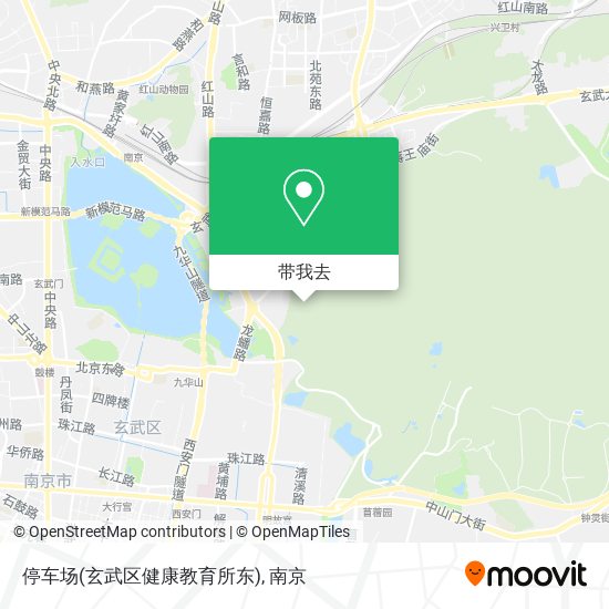 停车场(玄武区健康教育所东)地图