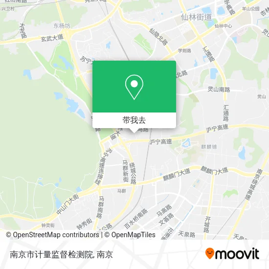 南京市计量监督检测院地图