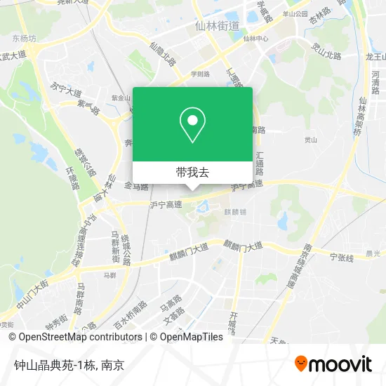 钟山晶典苑-1栋地图