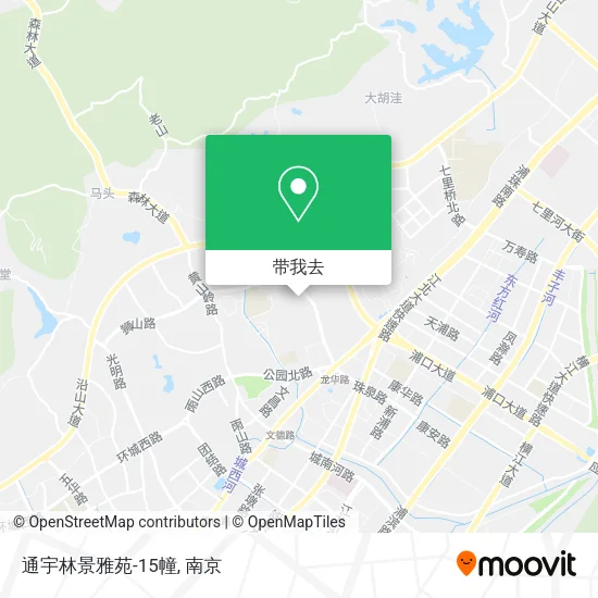 通宇林景雅苑-15幢地图