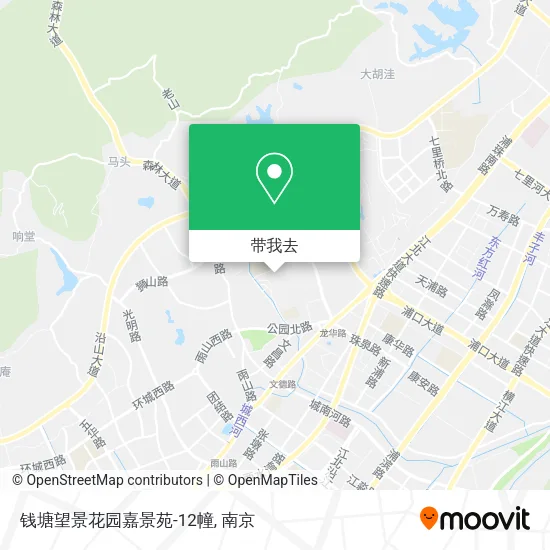 钱塘望景花园嘉景苑-12幢地图