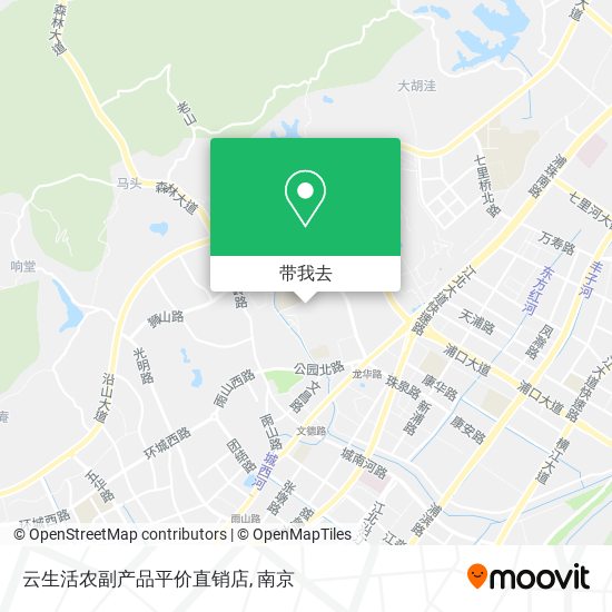 云生活农副产品平价直销店地图