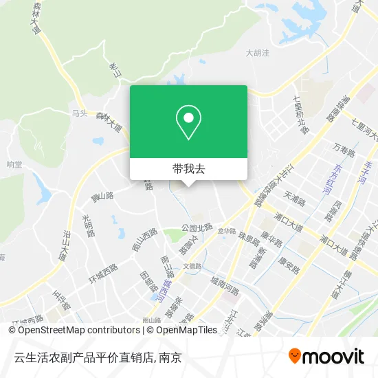 云生活农副产品平价直销店地图