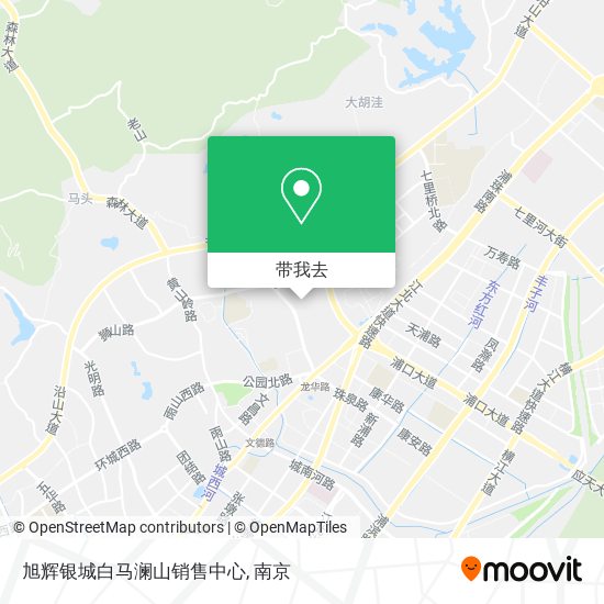 旭辉银城白马澜山销售中心地图