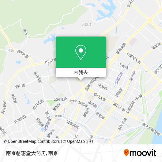 南京慈惠堂大药房地图
