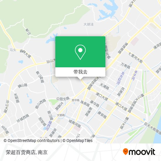 荣超百货商店地图