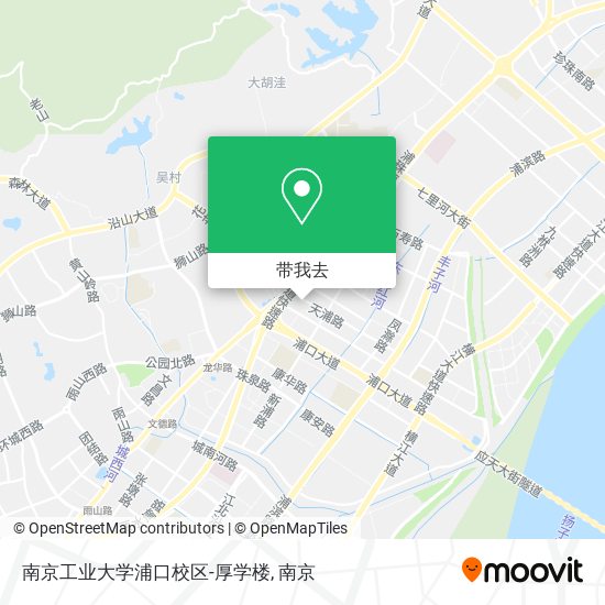 南京工业大学浦口校区-厚学楼地图