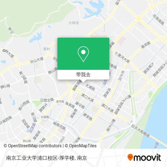 南京工业大学浦口校区-厚学楼地图