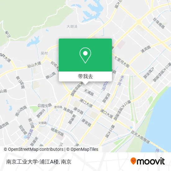南京工业大学-浦江A楼地图