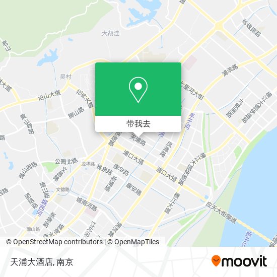 天浦大酒店地图