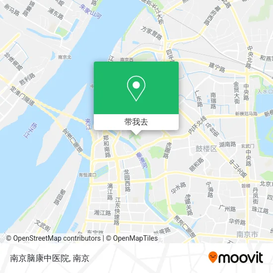 南京脑康中医院地图