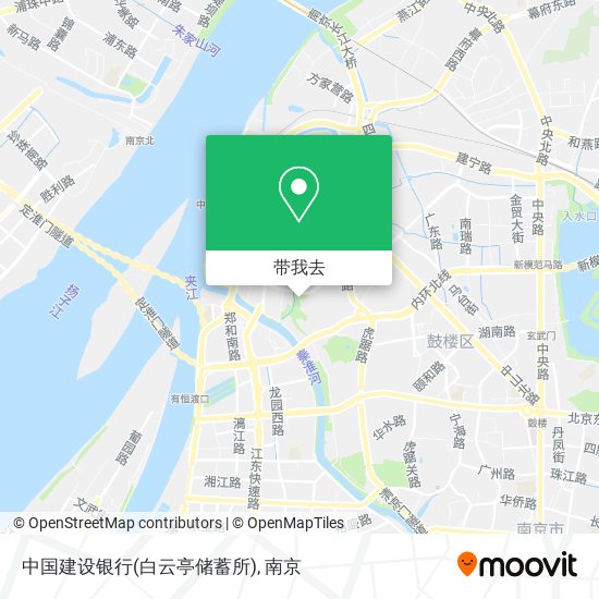 中国建设银行(白云亭储蓄所)地图