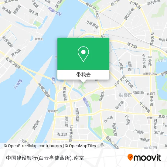 中国建设银行(白云亭储蓄所)地图