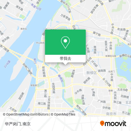 华严岗门地图