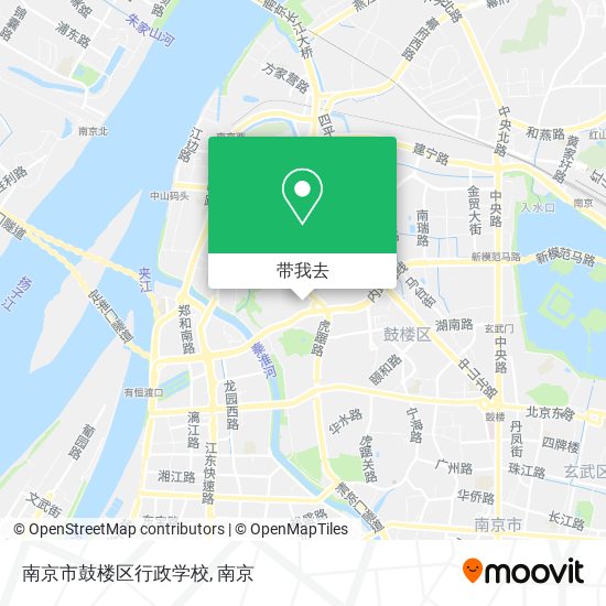 南京市鼓楼区行政学校地图
